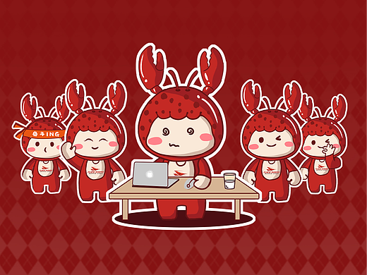 周年ip物料输出（个人主页-ZNjQ4MDQ0ODA=） - IP形象 - 站酷设计师翻身咸鱼把歌唱99原创素材 - 站酷ZCOOL