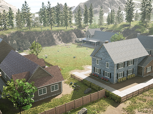 UE5美国乡村场景