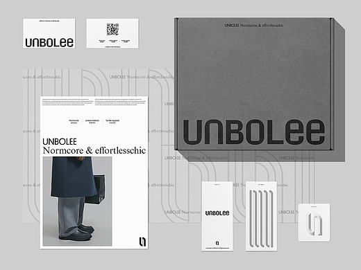 UNBOLEE | 探索中性平衡服装品牌高端VI形象○橙社ODL