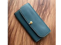 手工皮具-送老妈的 手拿包