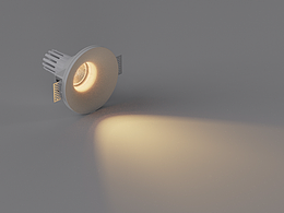 预埋射灯 安装操作 3D视频 渲染 C4D  石膏灯