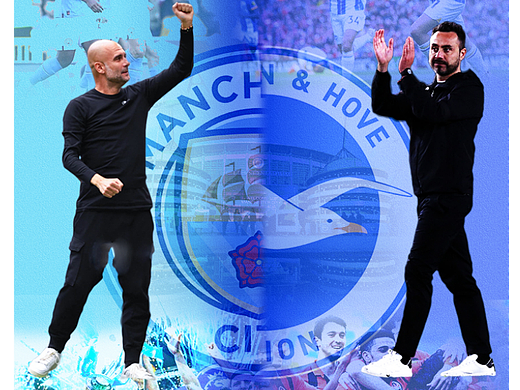 曼城布莱顿海报