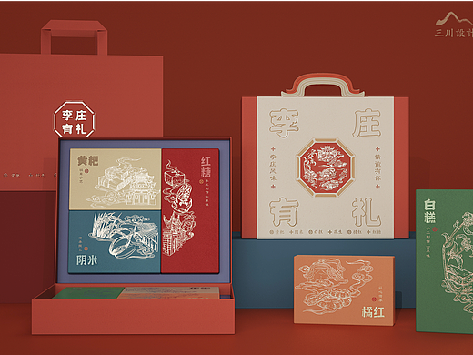 食品礼盒包装设计丨《李庄有礼》特产伴手礼