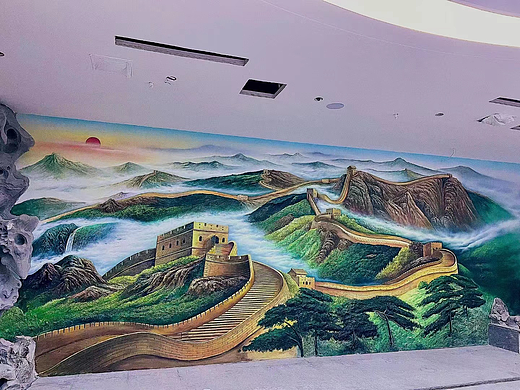 浮雕、墙绘、原创设计
