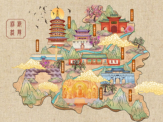 神都洛阳信息可视化设计