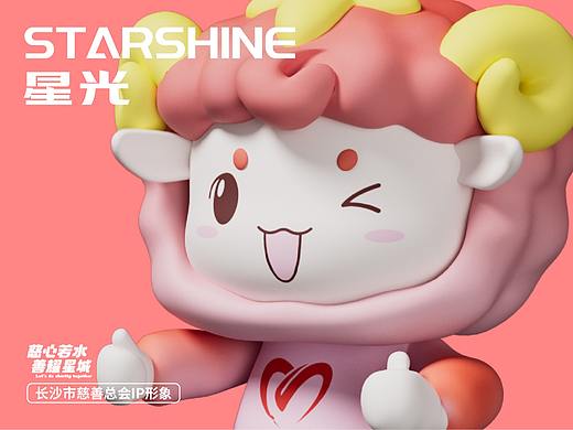 「亚丁设计」长沙市慈善总会IP形象设计-星光