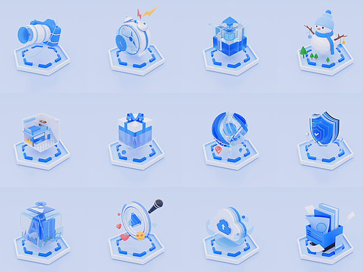 blender互联网产品配图