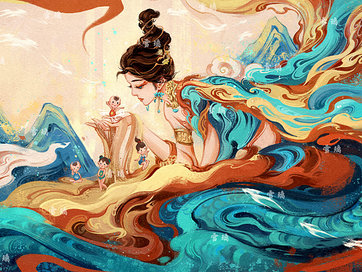 山海经丨女娲造人
