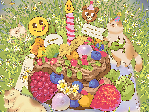 治愈系商业插画