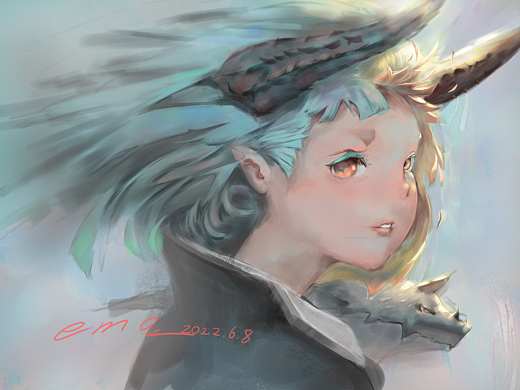 二次元厚涂（個(gè)人主頁-ZNjAyNjM2Mjg=） - 游戲原畫 - 站酷設(shè)計(jì)師EMO插畫原創(chuàng)素材 - 站酷ZCOOL