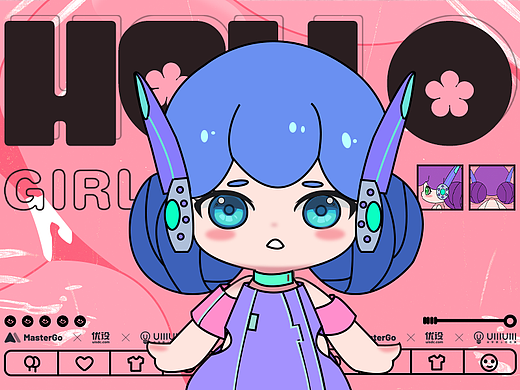 虚拟IP形象设计-CICI