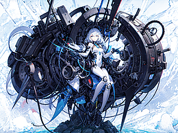 【不务正业玩AI 之 横屏机甲妹子】