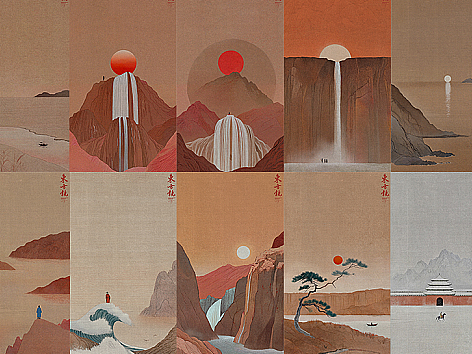 毫克字迹X东方镜系列插画