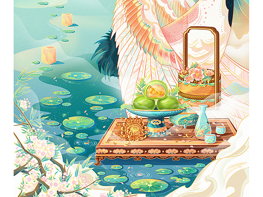 国风节气插画| 惊蛰 春分 清明