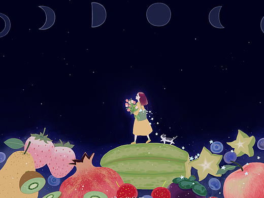 要一直爱自己哦（个人主页-ZNjYzNzk5MjQ=） - 艺术插画 - 站酷设计师花竹子mz原创素材 - 站酷ZCOOL