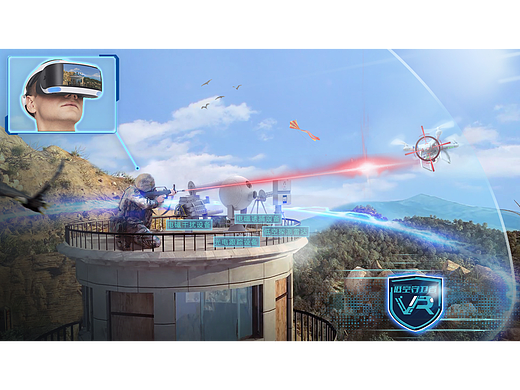 VR设计-某型防范无人机黑飞设备VR仿真科普教育系统