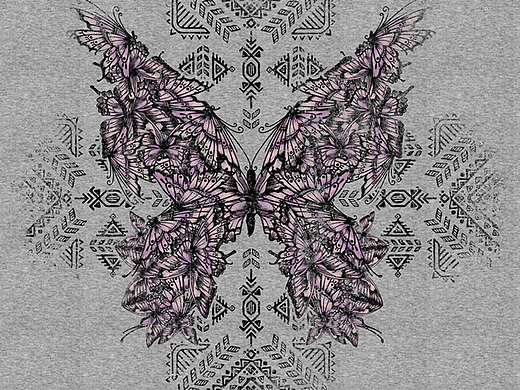 工艺画，T恤插画