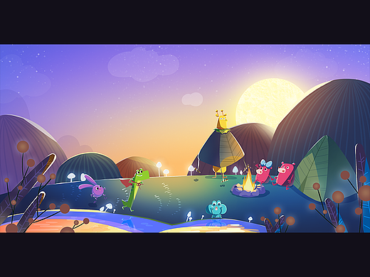 做了一个昼夜的变化