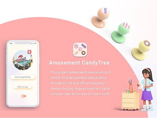 Amusement CandyTree 针对游乐园场景的综合服务设计