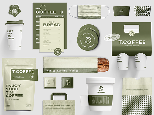 T.COFFEE | 咖啡品牌设计  茶饮品牌VI  coffee VI