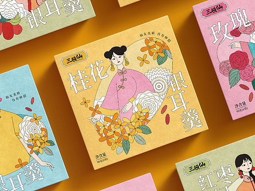 三顿仙·冻干银耳羹系列包装设计