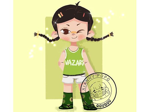 Q版人物插画合集（个人主页-ZNjE3NDI5NjQ=） - 儿童插画 - 站酷设计师lsy仙女婆婆原创素材 - 站酷ZCOOL