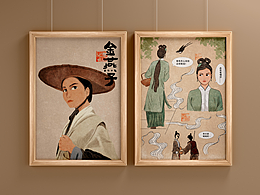 畫畫中國影史上第一位女俠形象