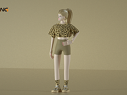 三維創(chuàng)意女性角色