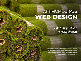 人造草坪行业外贸网站建设