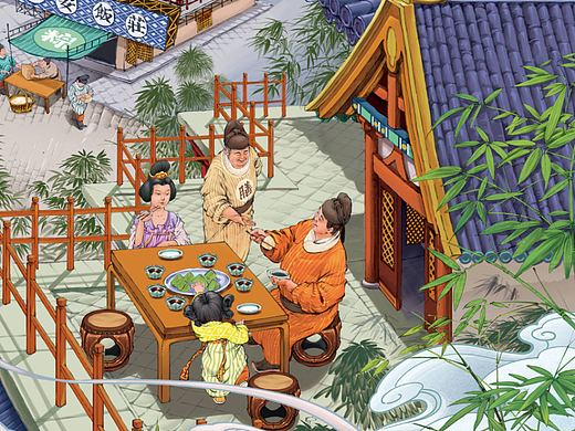 西安饭庄2022年端午营销主KV——《粽传1929》创作过程