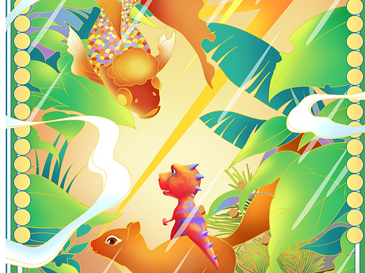 春雷（个人主页-ZNTkxMDExNjg=） - 艺术插画 - 站酷设计师郝辰萌原创素材 - 站酷ZCOOL