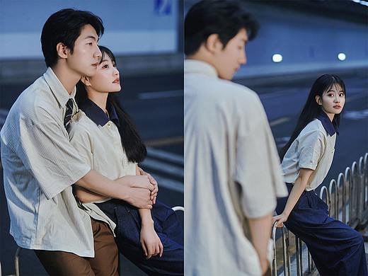 看不腻的超🔥隧道港风电影感🎬婚纱照爱了～