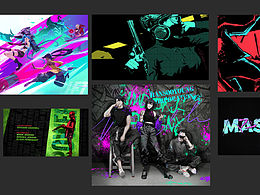 二次元風(fēng)格游戲UI  風(fēng)格稿練習(xí)