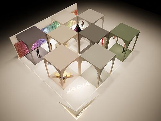 涂料展厅设计丨模块