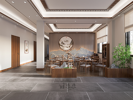 中式风格 | 规整简洁大气中医馆案例分享！