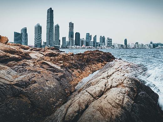 青岛的海边