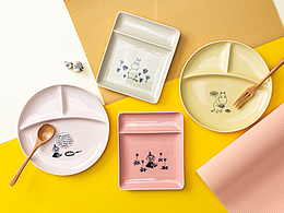 电商摄影 | 日本进口史努比分隔盘