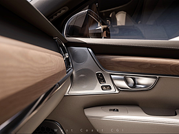 Volvo S90 interior full CGI