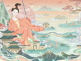 【清明节】插画