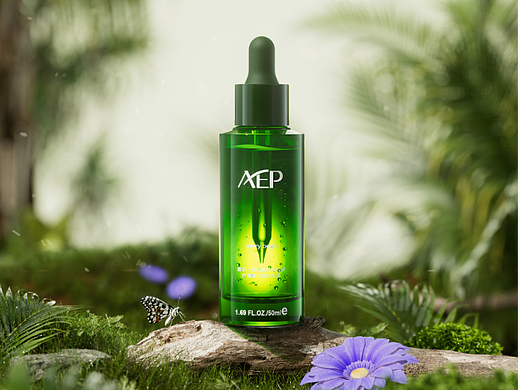 【产品渲染-写实美妆场景】