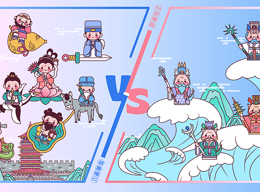 画师繁星2.0 第五期第四周 《八仙过海》之 对战龙王