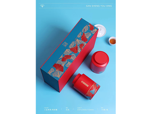 JINLI DESIGN ｜“三生有幸”---茶叶礼盒设计（个人主页-ZNjM2OTE1NDg=） - 包装 - 站酷设计师金利设计原创素材 - 站酷ZCOOL