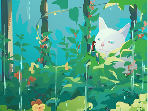 秋天的雨和我的猫