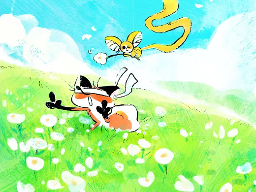 初夏的小狐狸