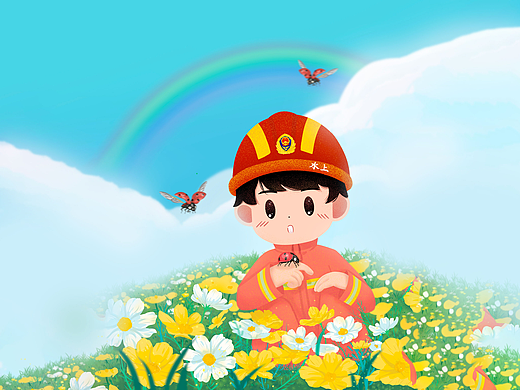 「阿水IP系列」二十四节气插画·春季篇