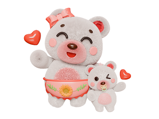 个人IP | 亲子大白熊 | 母亲节