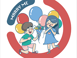 手繪婚禮請柬設計