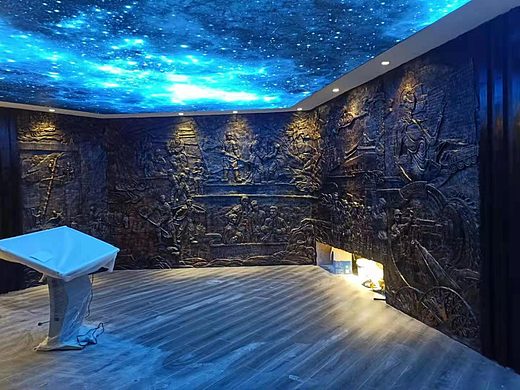 山西吕梁兴县煤炭展馆浮雕