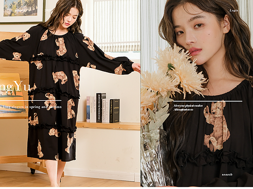 家居服 服装拍摄 全案策划+KV拍摄
