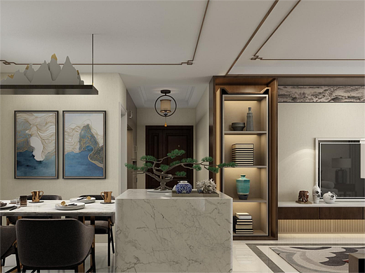 现代中式轻奢，打造精致的东方格调